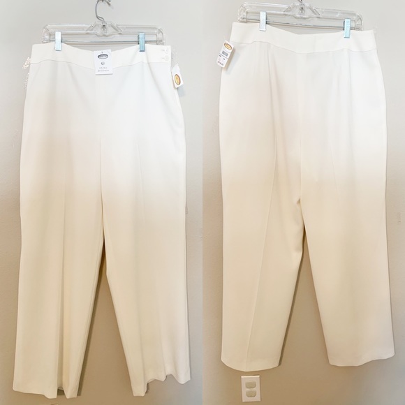 Talbots Pants - NWT Talbots (size 14) Ivory Lined Dress Pants